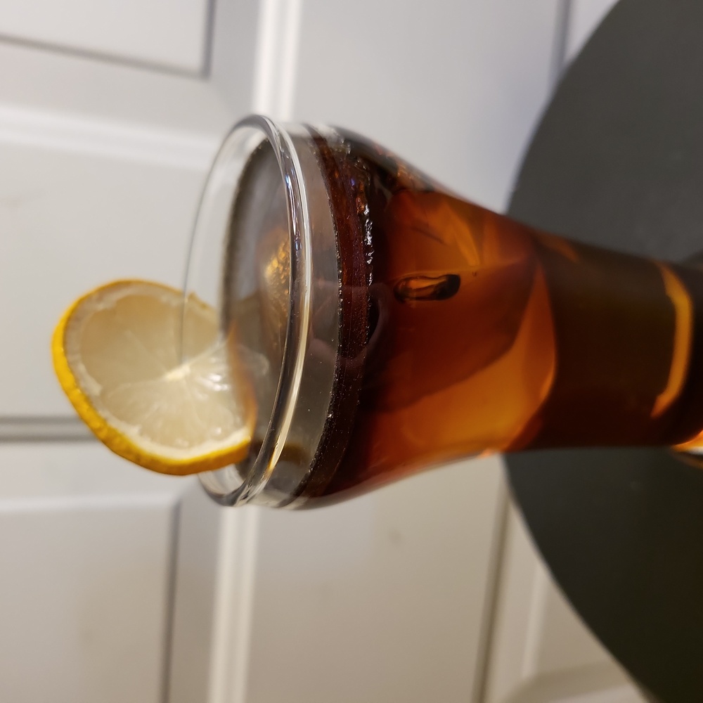 Faux Food Fake Ice Tea w/ Lemon Glass of Soda 6 7/8" - Picture 11 of 11